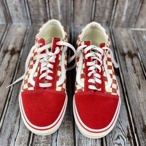 Vans Primary Check Old Skool Skate Shoes